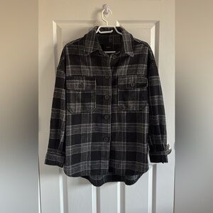 Forever 21 Plaid Button Up Jacket Size S